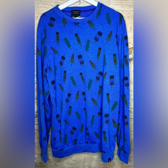 Loft 1 Other - Italian Popsicle Print Blue Sweatshirt